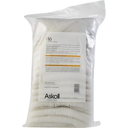 Askoll Flo - White Synthetic Filter Wool for Universal Mechanical Filtration, 250 g