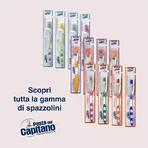 Pasta de dientes Captain Family - Cepillo de dientes de cerdas medias