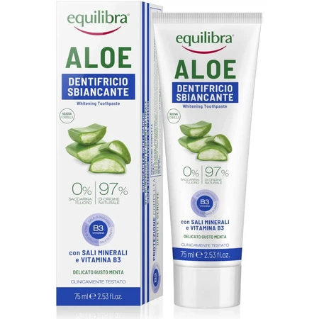 Equilibra Aloe - Dentifrice gel blanchissant, 75 ml