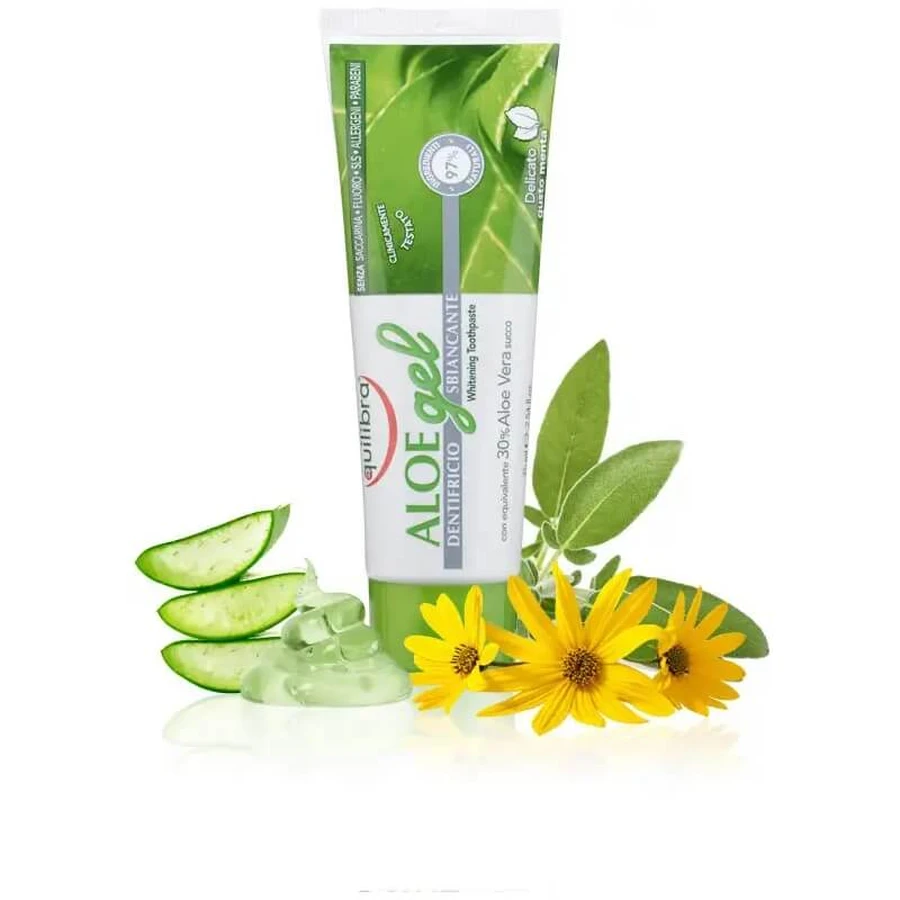 Equilibra Aloe - Dentifrice gel blanchissant, 75 ml