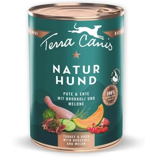 Terra Canis Naturhund Turkey and Duck - Complete Wet Dog Food, 400 g