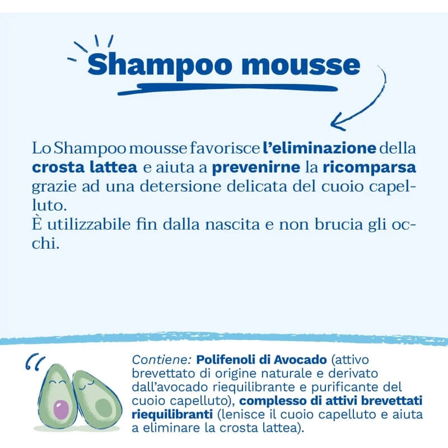 Mustela Mousse Shampoo for Newborns' Ultra-Delicate Hair, 150 ml