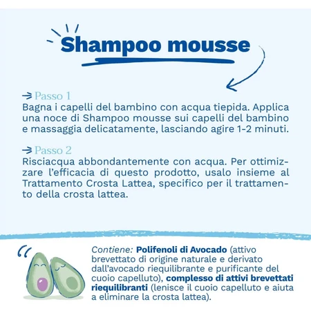 Mustela Mousse Shampoo for Newborns' Ultra-Delicate Hair, 150 ml