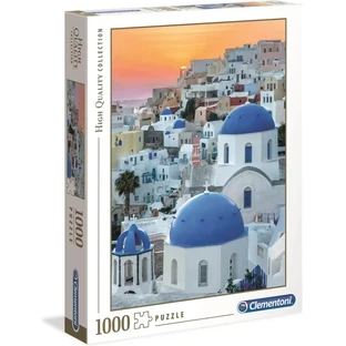 Puzzle Clementoni Santorini de 1 000 pièces pour adultes