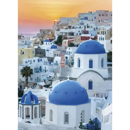 Puzzle Clementoni Santorini de 1 000 pièces pour adultes