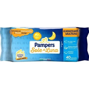 Pampers Sun and Moon - 40 toallitas desinfectantes con manzanilla