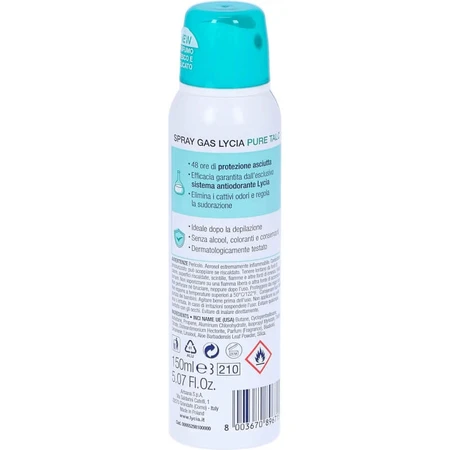 Lycia Pure Dry Protection Talk - Deodorant Spray 150 ml