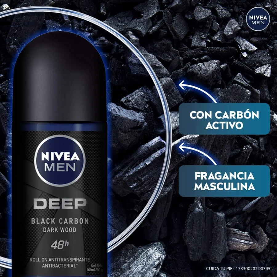 Nivea Men Deep - Déodorant à bille 50 ml