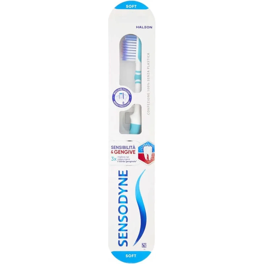 Sensodyne Sensibilité et gencives - Brosse à dents pour dents sensibles