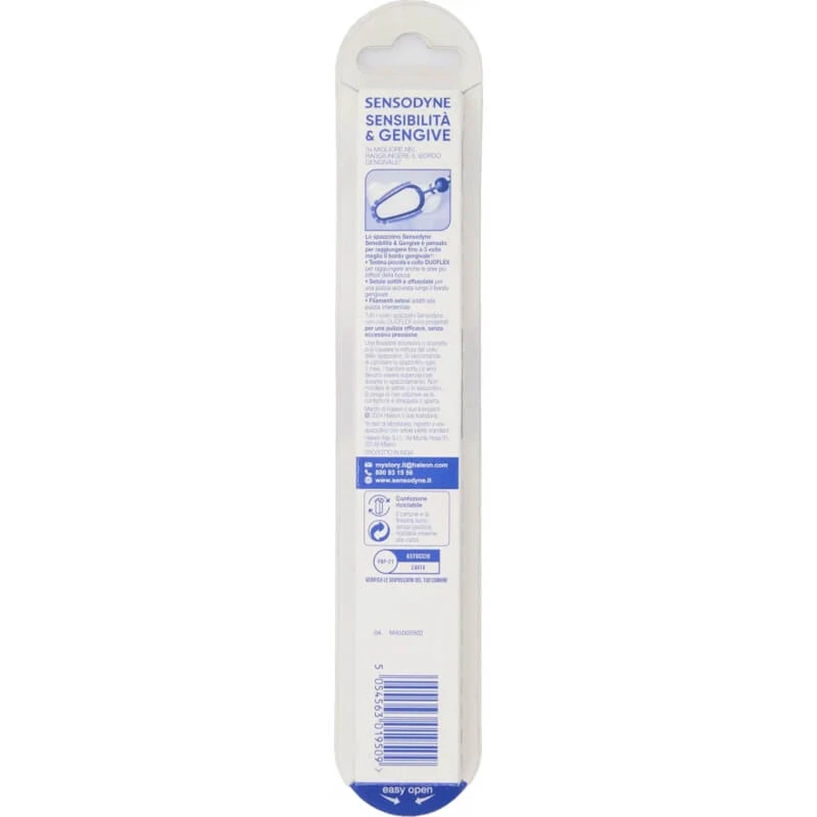 Sensodyne Sensibilité et gencives - Brosse à dents pour dents sensibles