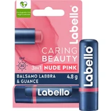 Labello Caring Beauty LSF 30 – 3-in-1-Balsam für Lippen und Wangen – Nude Pink