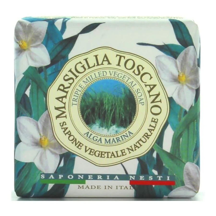 Nesti Dante Marsiglia Toscano - Jabón vegetal natural con algas marinas, 200 g