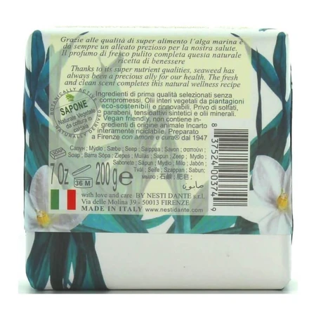 Nesti Dante Marsiglia Toscano - Jabón vegetal natural con algas marinas, 200 g