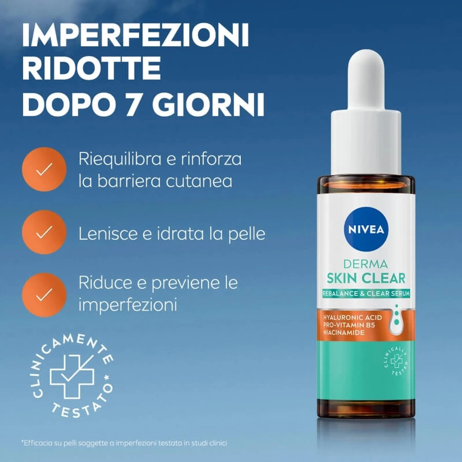 Nivea Derma Skin Clear - Perfecting &amp; Balancing Serum 30 ml