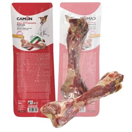 Camon Ham Shin Bone - 1 natuurlijke snack voor volwassen honden, 180 g
