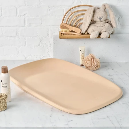Nattou Softy – Wickelauflage aus weichem PU-Schaum – Pfirsich