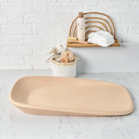 Nattou Softy – Wickelauflage aus weichem PU-Schaum – Pfirsich