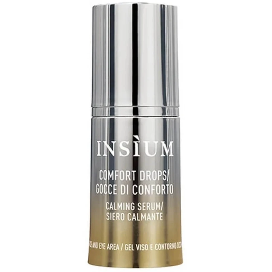 Insium Picături de alinare – ser anti-îmbătrânire calmant și hidratant, 15 ml