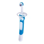 Brosse d'apprentissage Mam - Brosse à dents pour enfants à partir de 5 mois, bleu clair