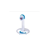 Brosse d'apprentissage Mam - Brosse à dents pour enfants à partir de 5 mois, bleu clair