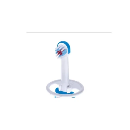 Brosse d'apprentissage Mam - Brosse à dents pour enfants à partir de 5 mois, bleu clair