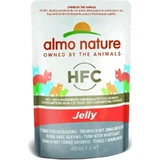 Almo Nature HFC Jelly with Tuna and Anchovies - Complementary Wet Food for Adult Cats, 55 g