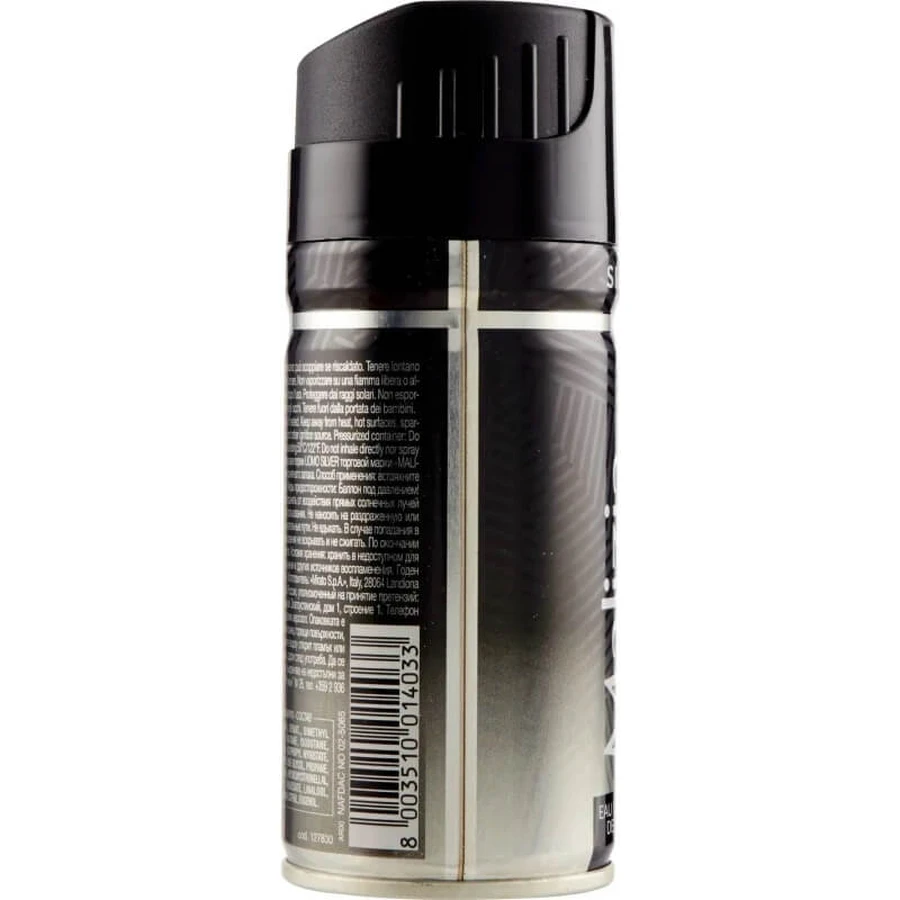 Malizia Silver – Deodorant-Spray, 150 ml