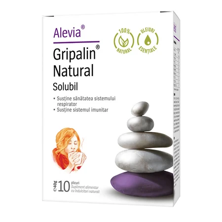 Gripalin Natural soluble, 10 Sachets, Alevia