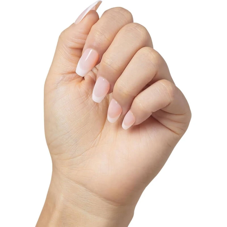 Kiss Impress „Genuine“ Bare Press-On-Nägel – 30 kurze künstliche Nägel zum Aufkleben