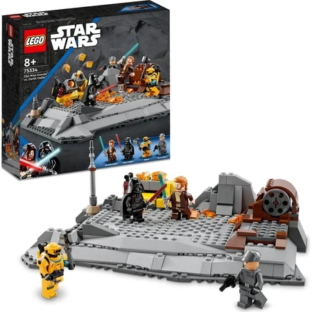 Lego Star Wars 75334 Obi-Wan Kenobi contre Dark Vador - Kit de construction
