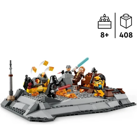 Lego Star Wars 75334 Obi-Wan Kenobi contre Dark Vador - Kit de construction