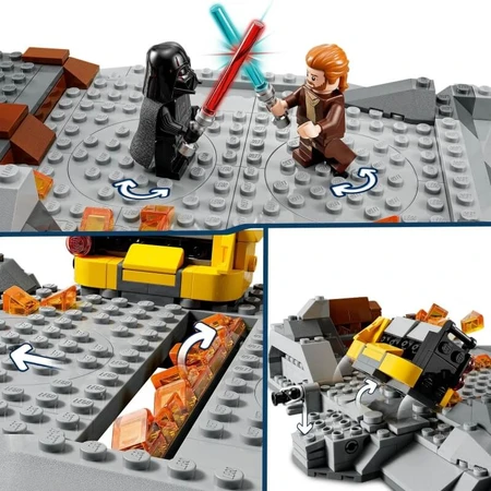Lego Star Wars 75334 Obi-Wan Kenobi contre Dark Vador - Kit de construction