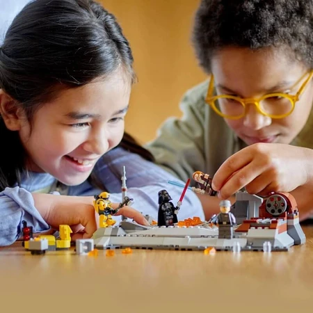 Lego Star Wars 75334 Obi-Wan Kenobi contre Dark Vador - Kit de construction
