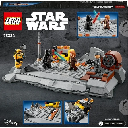 Lego Star Wars 75334 Obi-Wan Kenobi contre Dark Vador - Kit de construction