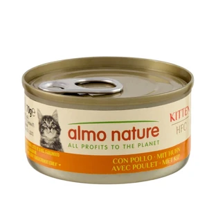 Almo Nature HFC Kitten Chicken – Ergänzungsfuttermittel für Kätzchen, 70 g