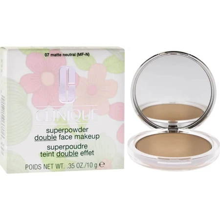 Clinique Superpowder Double Face Powder Matte - Mattifying Compact Powder No. 07 Matte Neutral