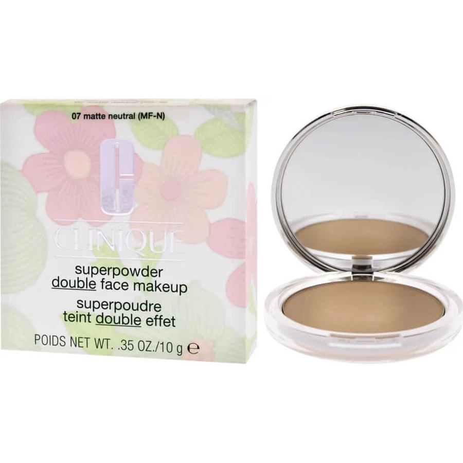 Clinique Superpowder Double Face Powder Matte - Mattifying Compact Powder No. 07 Matte Neutral