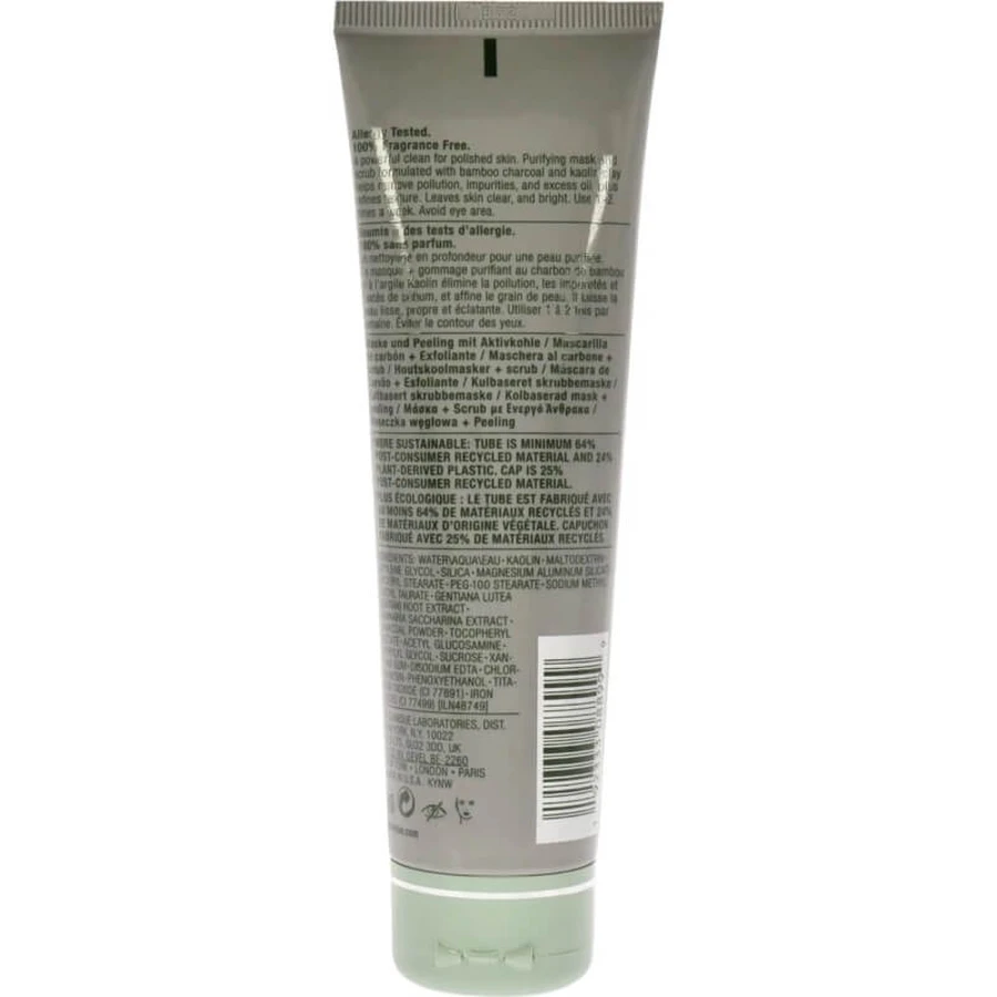 Clinique All About Clean Masque et gommage 2 en 1 au charbon - Masque purifiant pour le visage 100 ml