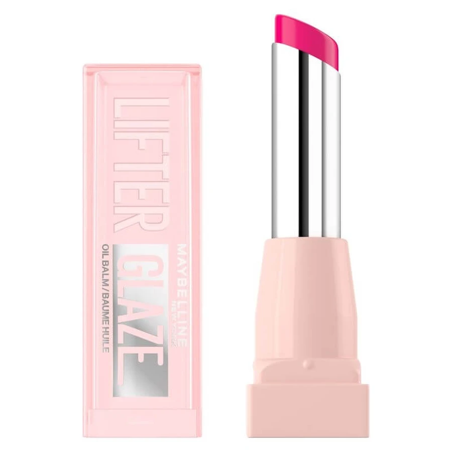 Maybelline Lifter Glaze Oil Balm - Moisturizing Lip Balm with a Glossy Finish, No. 003 Rose Bite