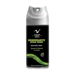 Nazionale Italiana „Oriental Spices and Leather“ – Lang anhaltendes Deodorant-Spray für Herren, 150 ml