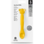 Suavinex Monkey - Cuchara de silicona - Amarilla