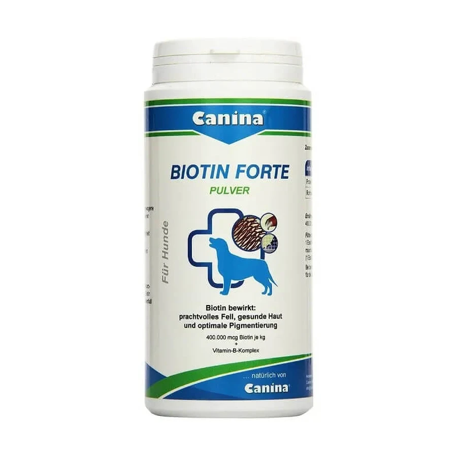 Canina Pharma Biotin Forte en polvo, 200 g - alimento complementario para perros