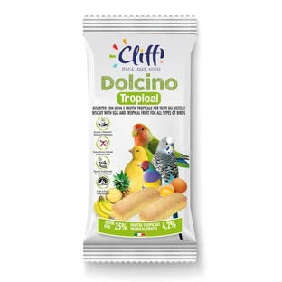 Cliffi Dolcino Tropical - Golosina para pájaros, 35 g