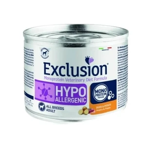 Régime d'exclusion hypoallergénique à base de canard et de pomme de terre - Aliment complet destiné aux chiens adultes présentant des intolérances alimentaires, 200 g