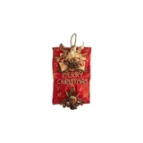 Dgs Red and Gold Door Sign with an Angel