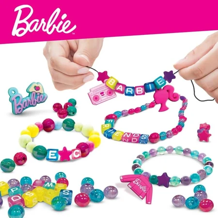 Lisciani Barbie - tasje voor mode-sieraden - set om armbanden te maken