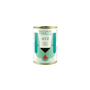 Natural Code 412 Angus, farro et mûres - Aliment complet pour chiens adultes, 400 g