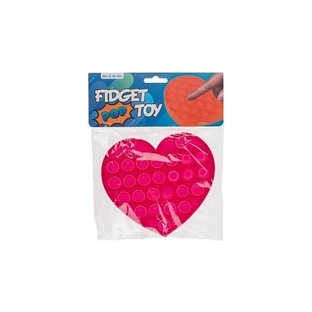 Juguete antiestrés «Out of the Blue Fidget Pop» - Juguete antiestrés con forma de corazón - Colores variados