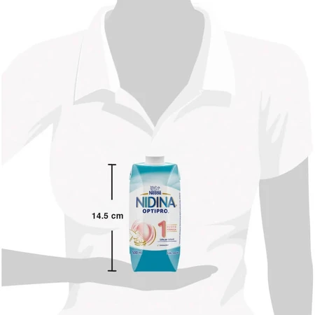 Nestle Nidina optipro 1 - latte liquido per lattanti fino al 6° mese 500 ml