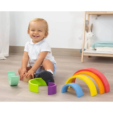 Kiokids Wooden Rainbow 18m+